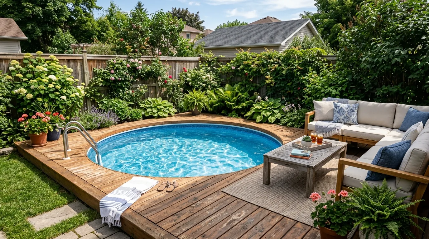 Retaining Edge Around the Pool Zone